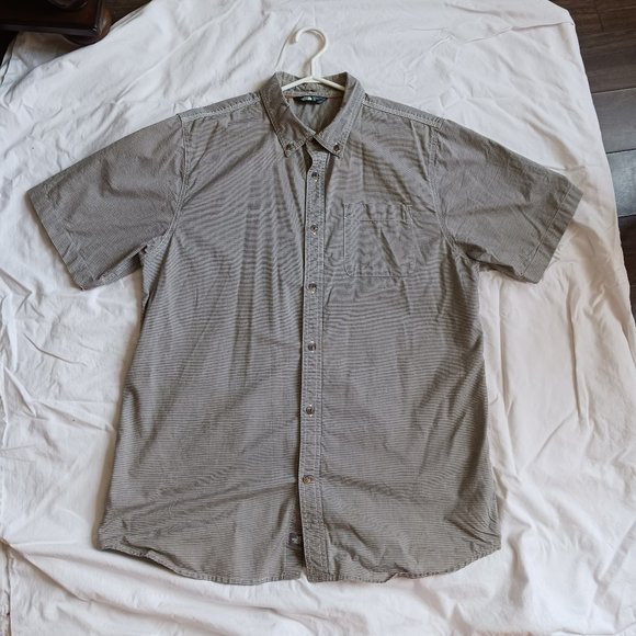 North Face Men's Button Down Shirt Short Sleeve Large - Picture 1 of 4